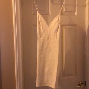 White bodycon dress